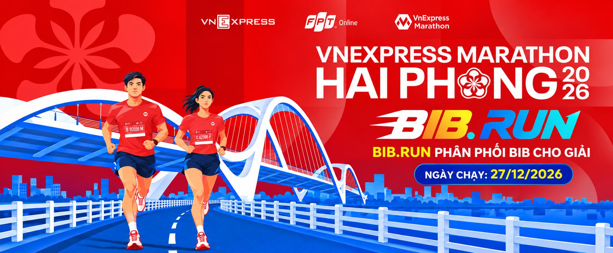 VNEXPRESS MARATHON HẢI PHÒNG 2026 – ĐĂNG KÝ BIB GIÁ HẤP DẪN