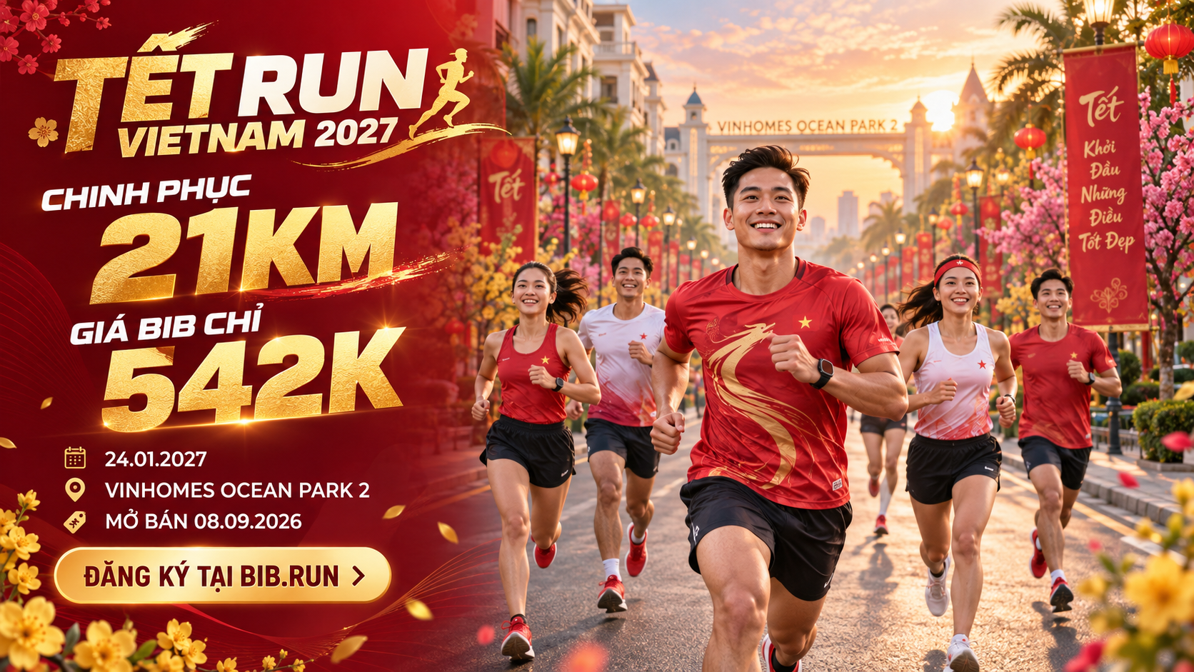 TẾT RUN MIỀN BẮC 2027 CÔNG BỐ GIÁ EARLY BIRD – TỪ 542K